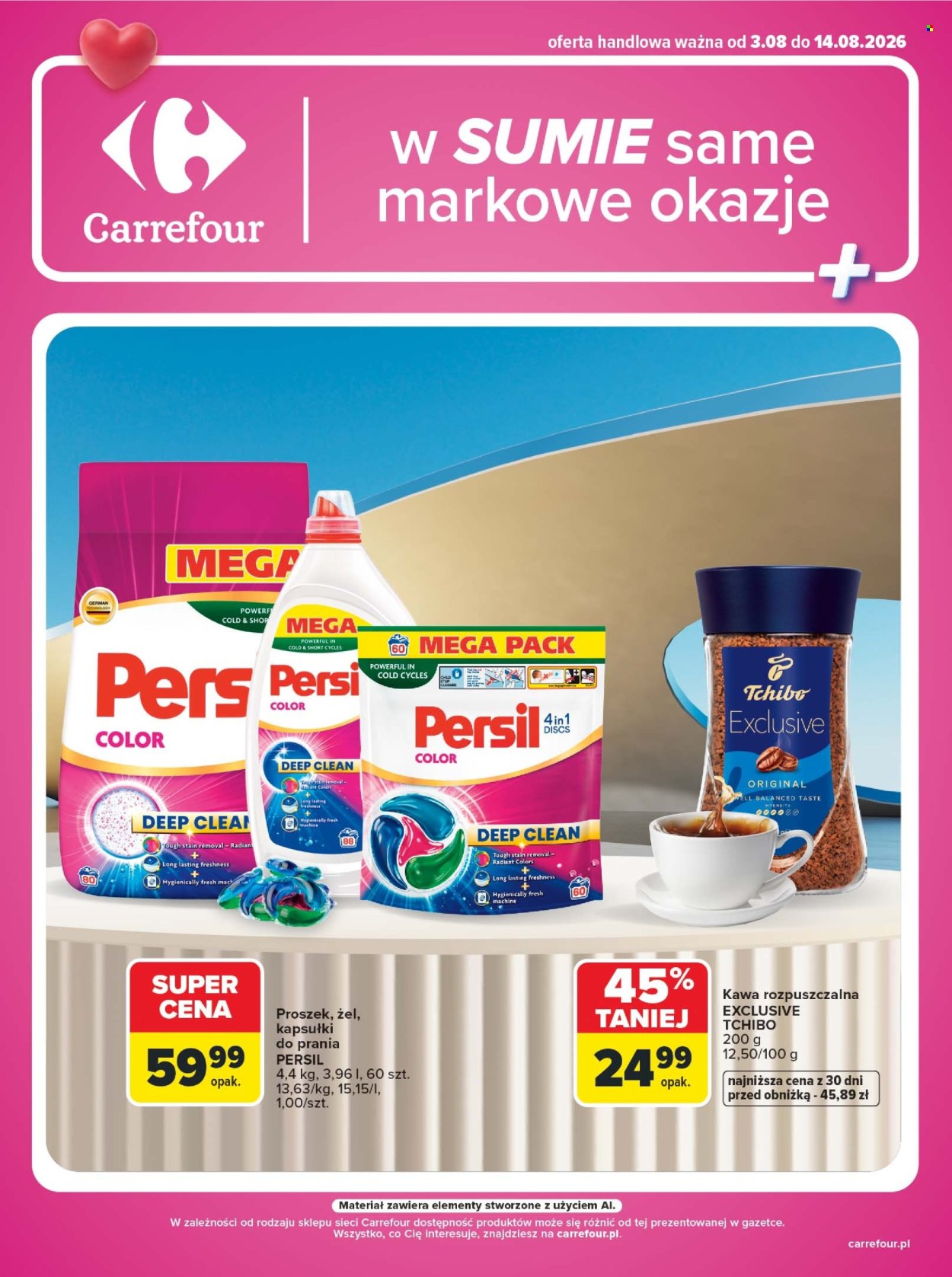 Gazetka Carrefour - 3.08.2026 - 14.08.2026. Strona 1