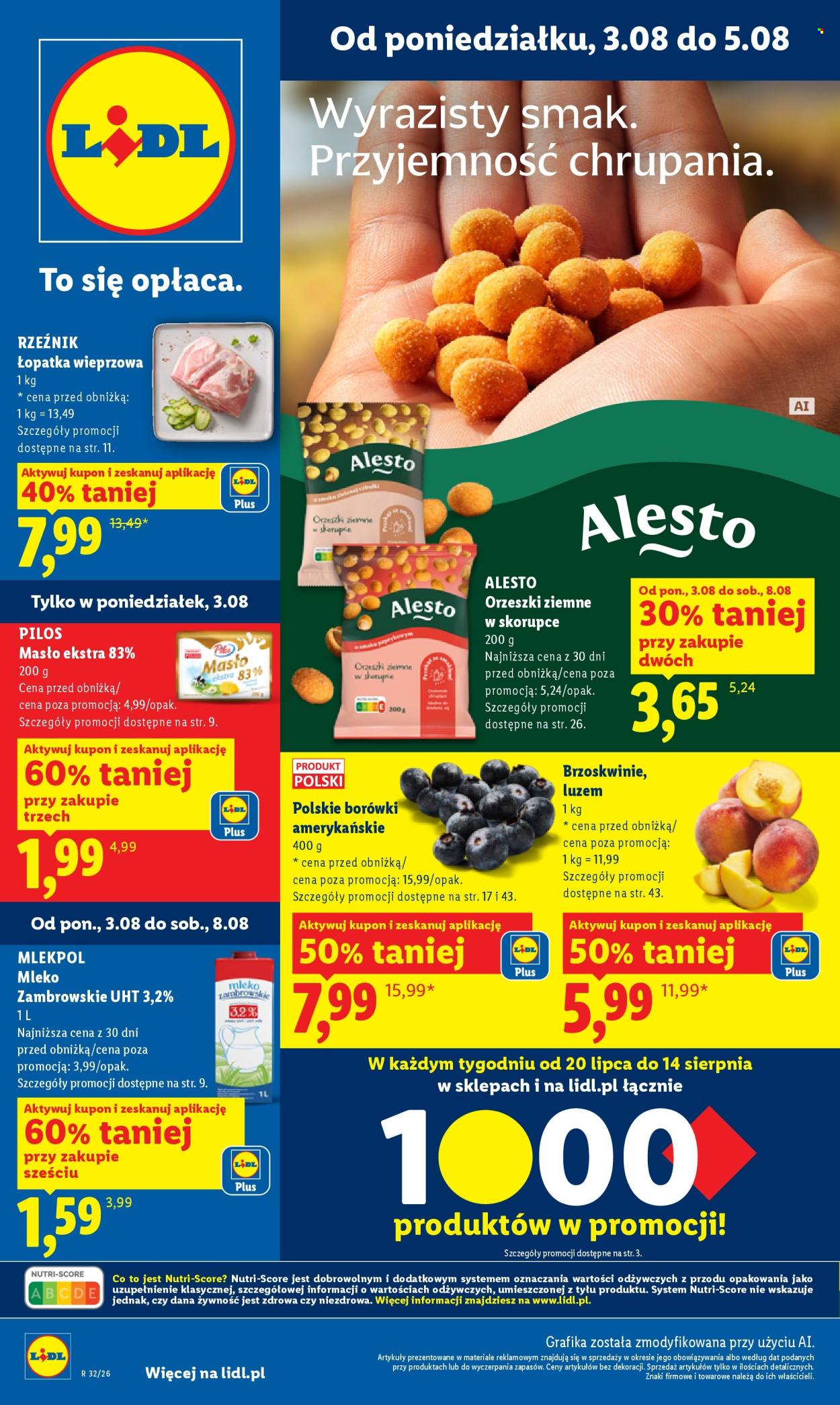 Gazetka Lidl - 3.08.2026 - 5.08.2026. Strona 1
