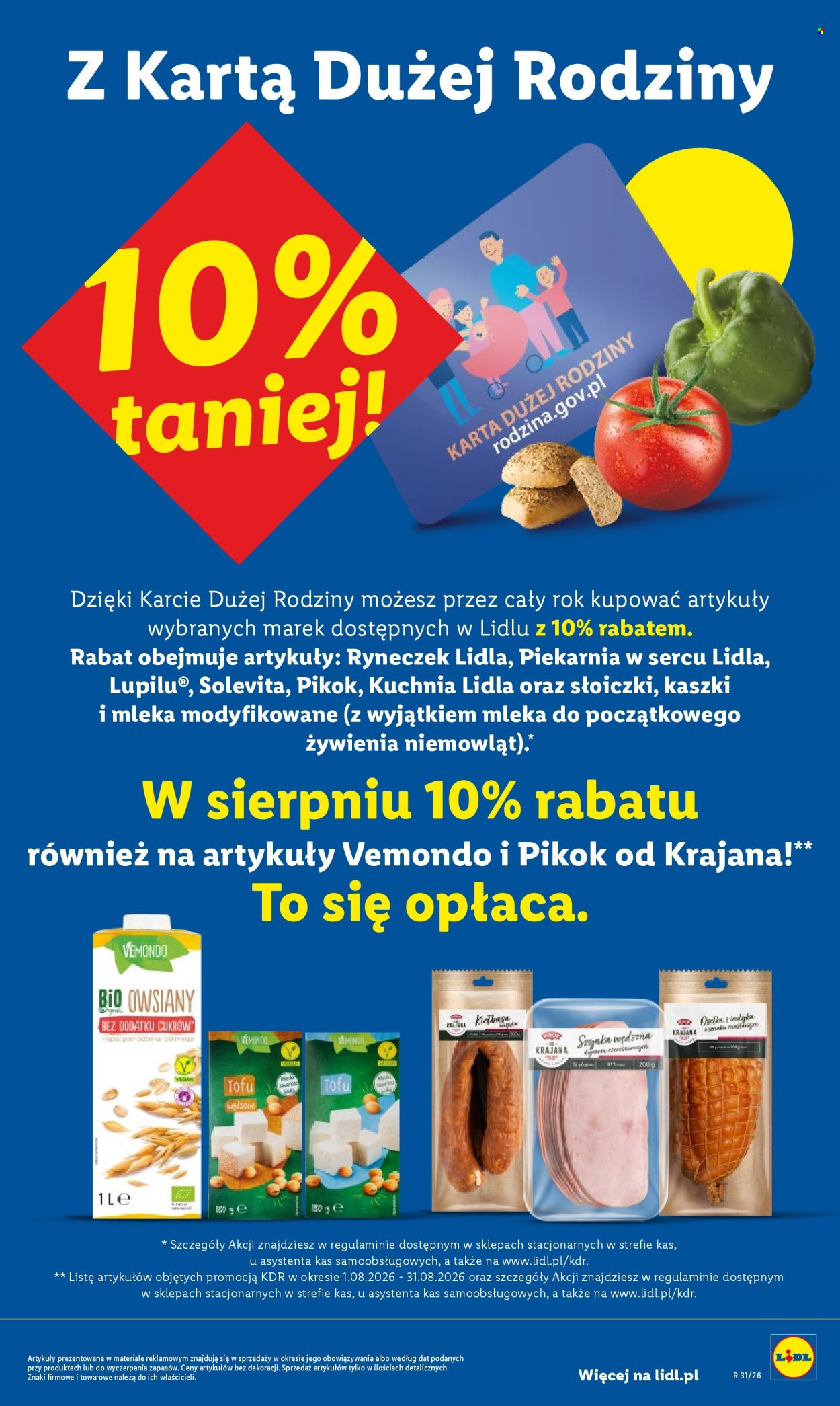 Leták Lidl - 3.8.2026 - 5.8.2026. Strana 81