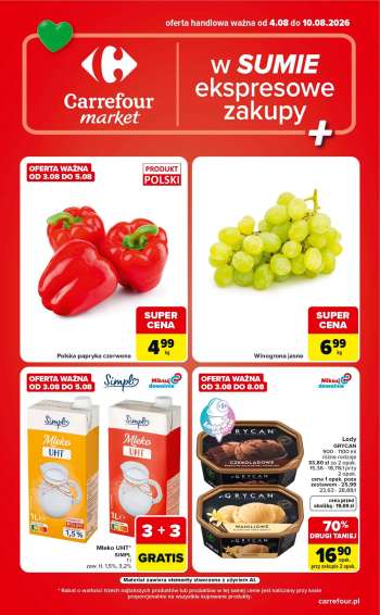 Gazetka Carrefour Market - 4.08.2026 - 10.08.2026.