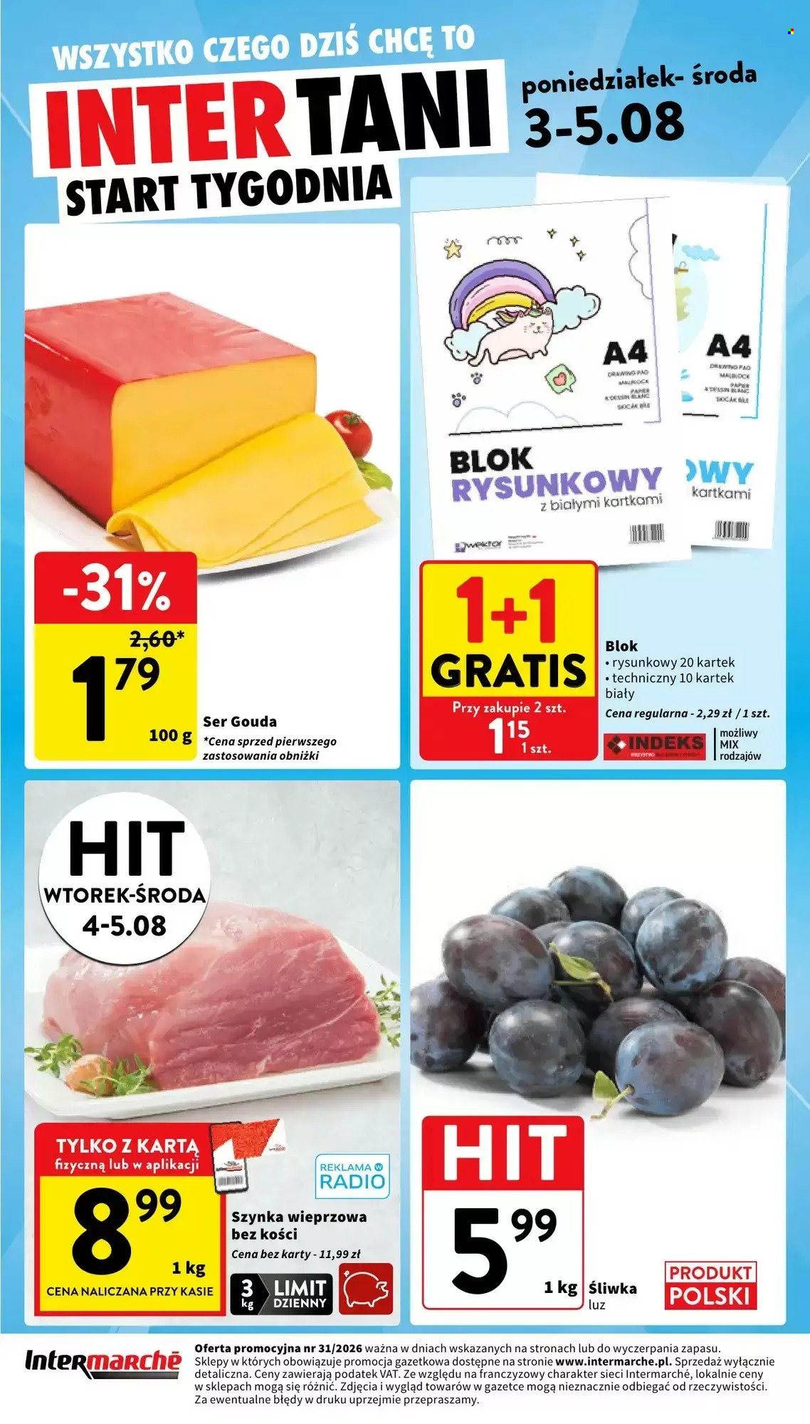 Gazetka Intermarché - 3.08.2026 - 5.08.2026. Strona 1