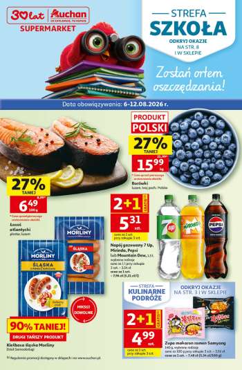 Gazetka Auchan - 6.08.2026 - 12.08.2026.
