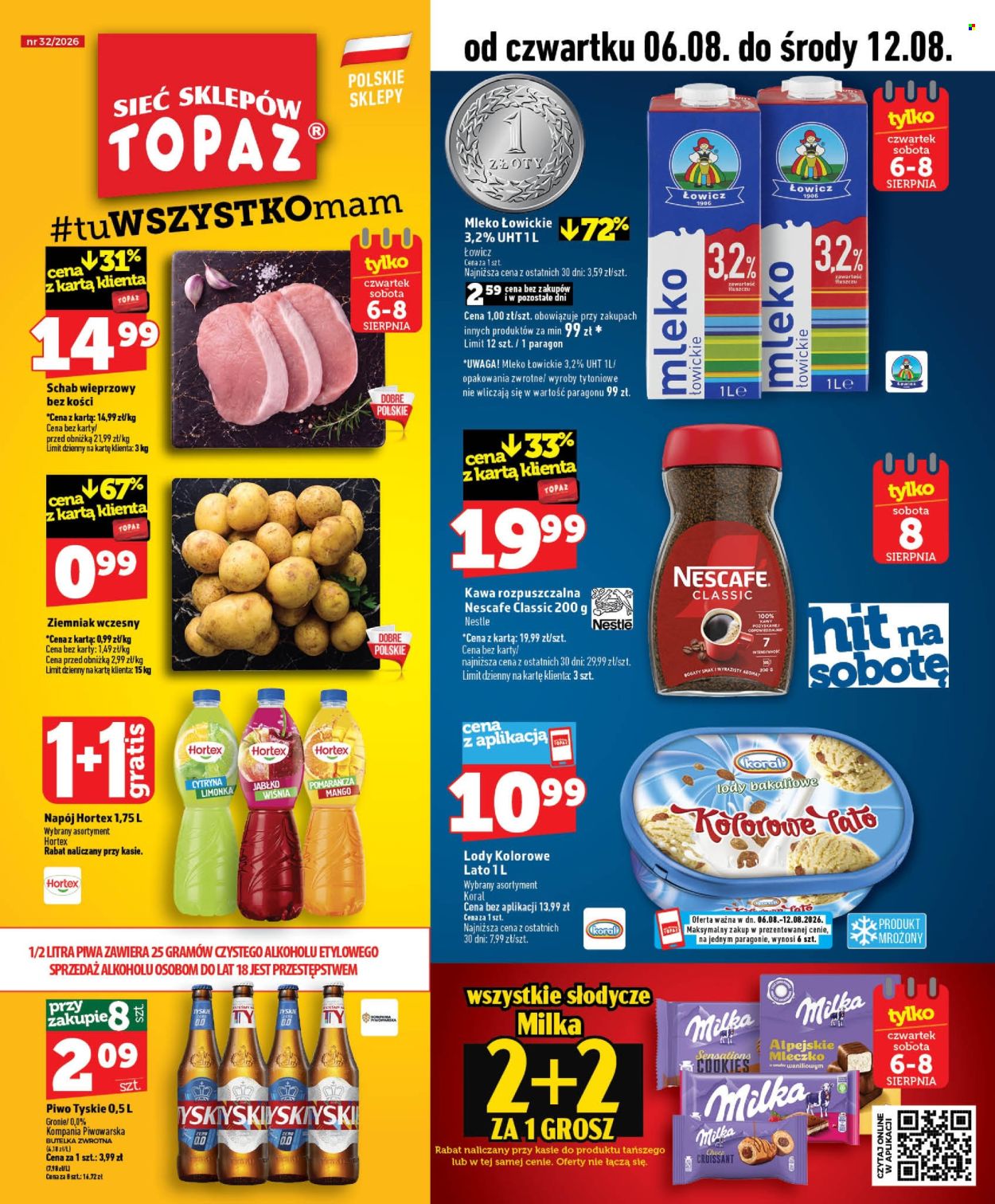 Gazetka Topaz - 6.08.2026 - 12.08.2026. Strona 1