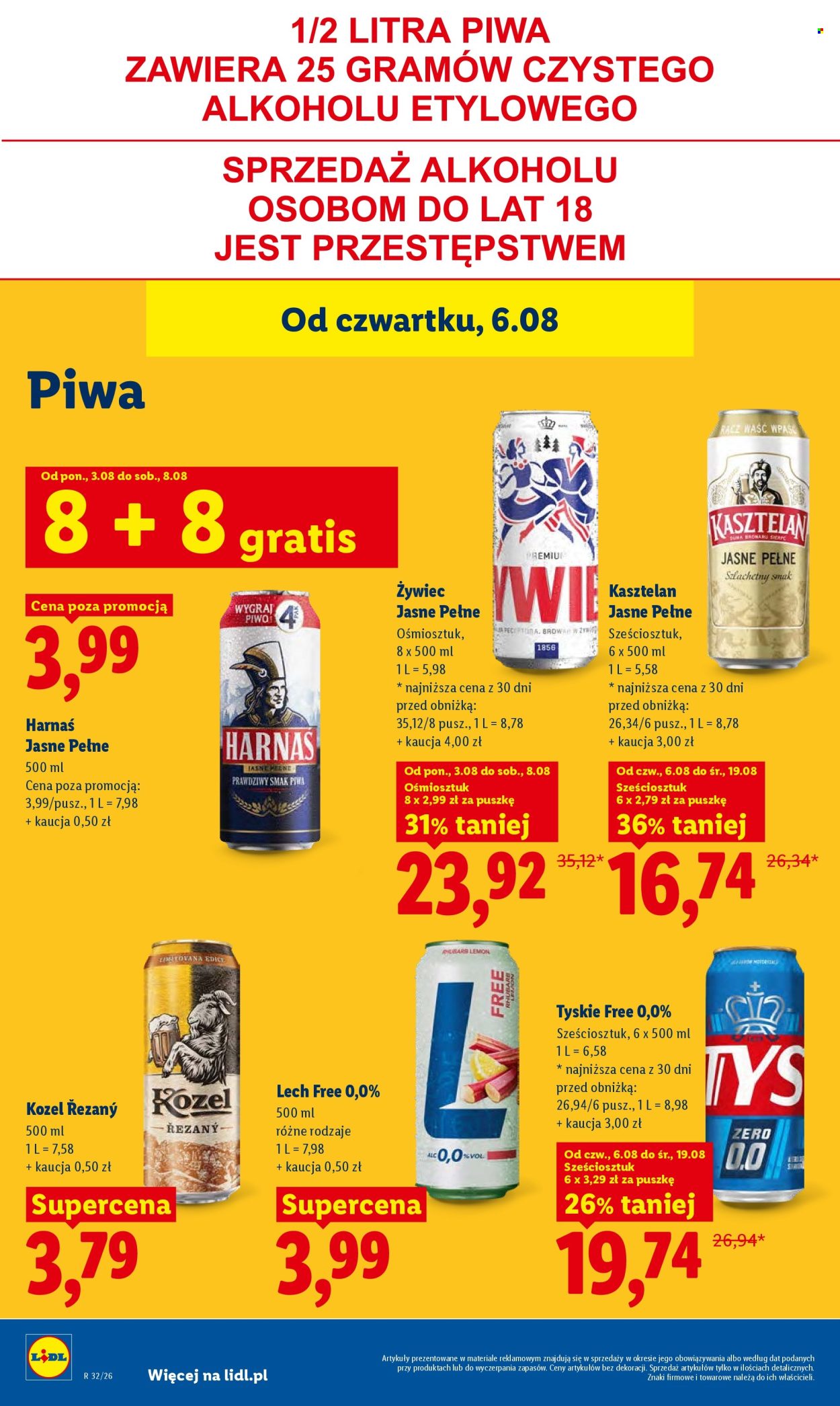 Leták Lidl - 6.8.2026 - 8.8.2026. Strana 72