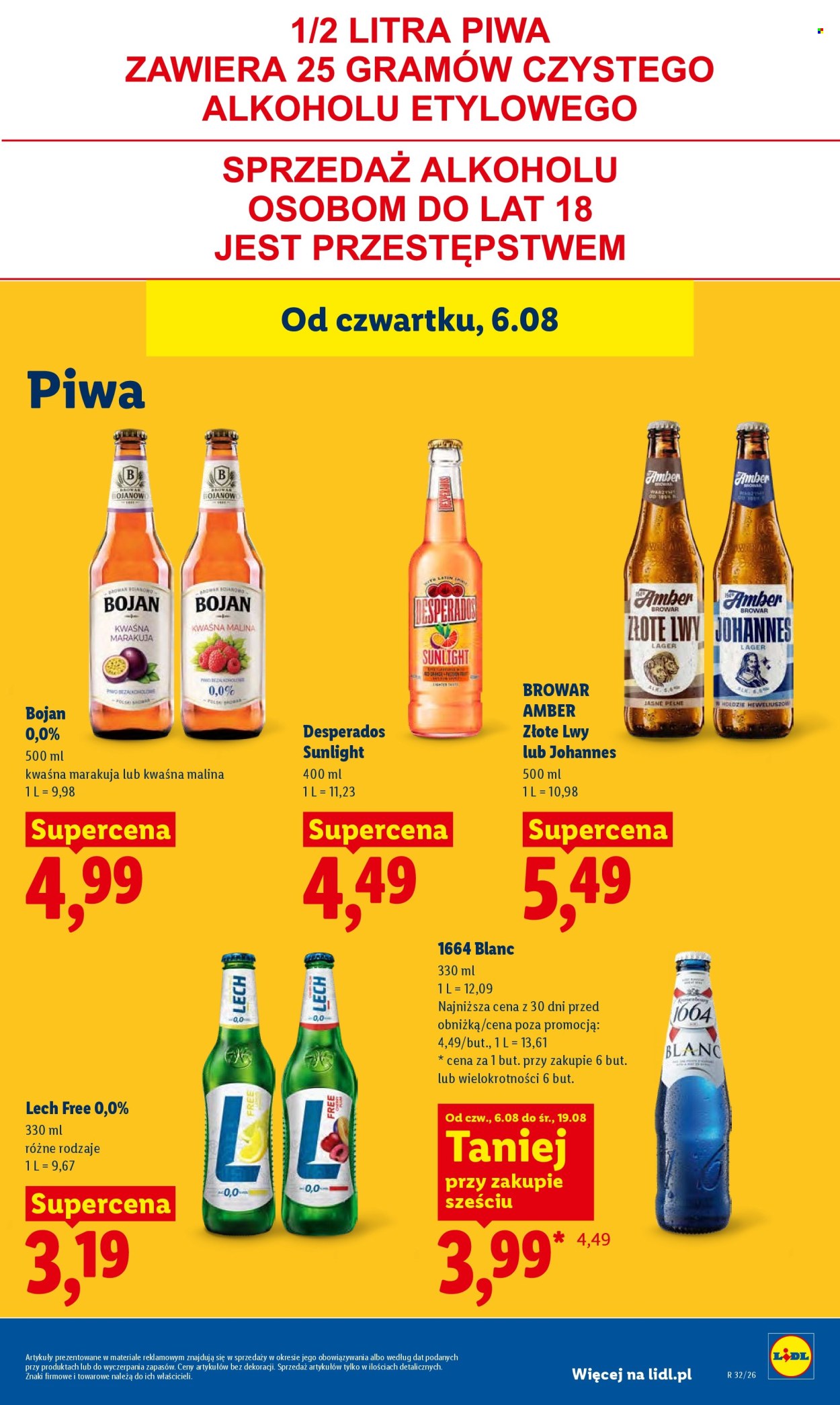 Leták Lidl - 6.8.2026 - 8.8.2026. Strana 73