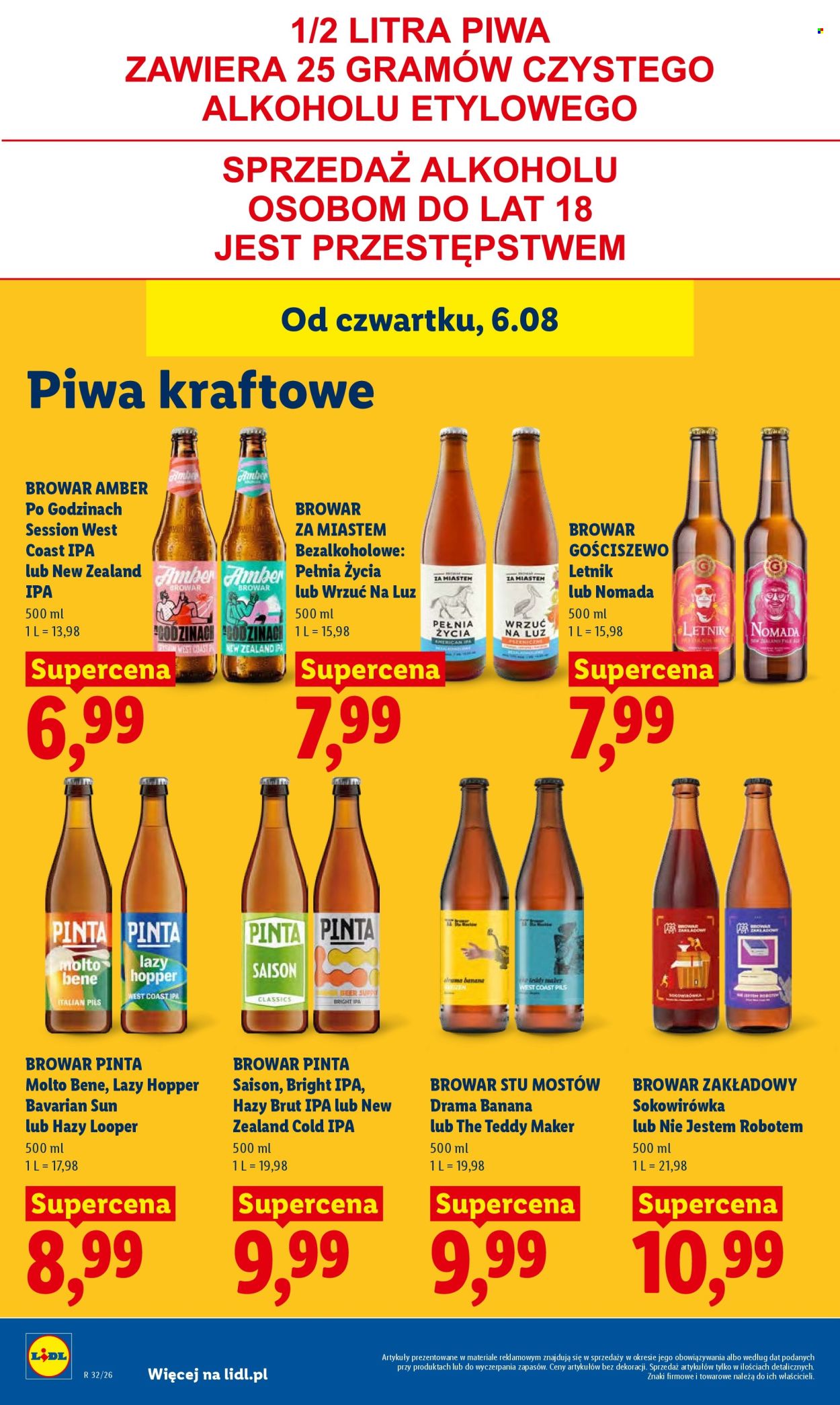 Leták Lidl - 6.8.2026 - 8.8.2026. Strana 74