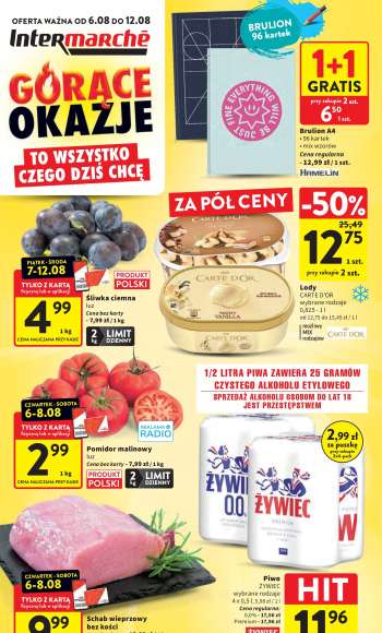 Gazetka Intermarché - 6.08.2026 - 12.08.2026.
