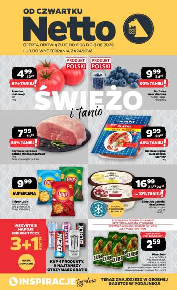 Gazetka Netto - 6.08.2026 - 8.08.2026.