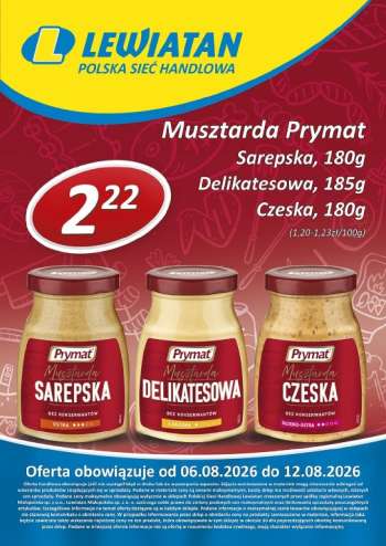 Gazetka Lewiatan - 6.08.2026 - 12.08.2026.