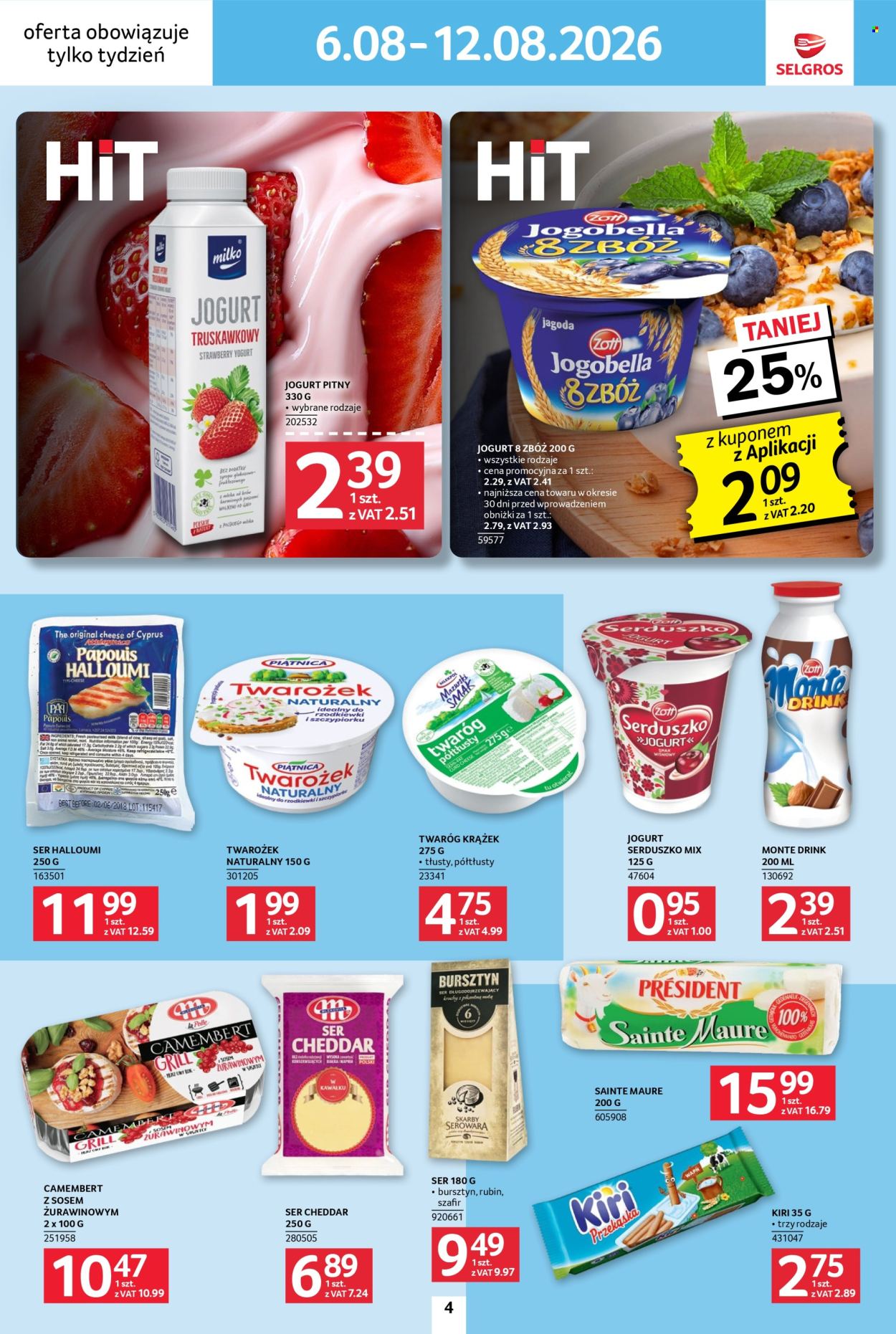 Gazetka Selgros - 6.08.2026 - 12.08.2026. Strona 4