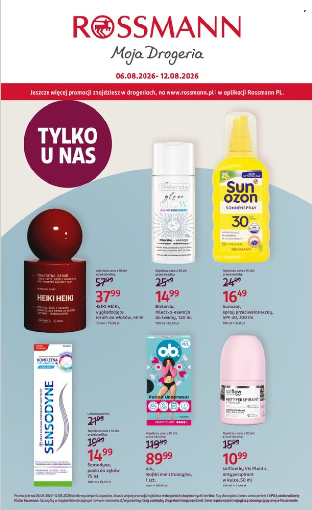 Gazetka Rossmann - 6.08.2026 - 12.08.2026. Strona 1