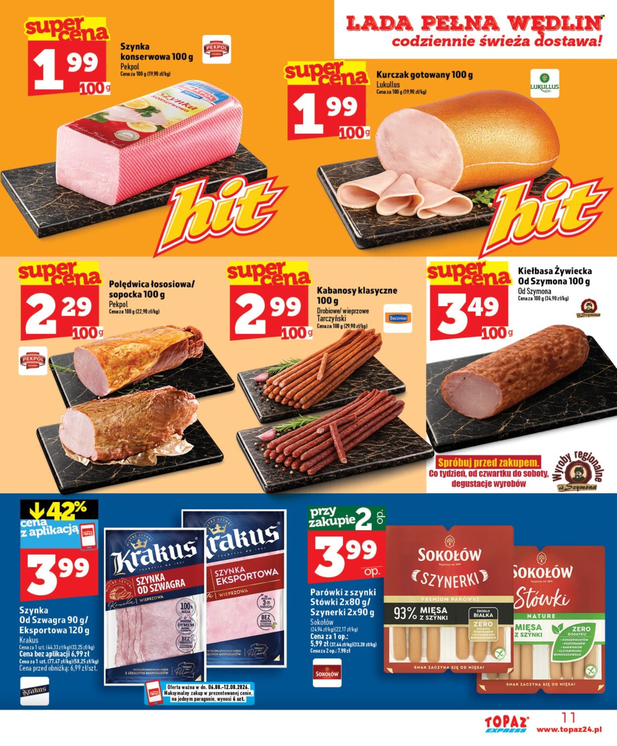 Gazetka Topaz - 6.08.2026 - 12.08.2026. Strona 11