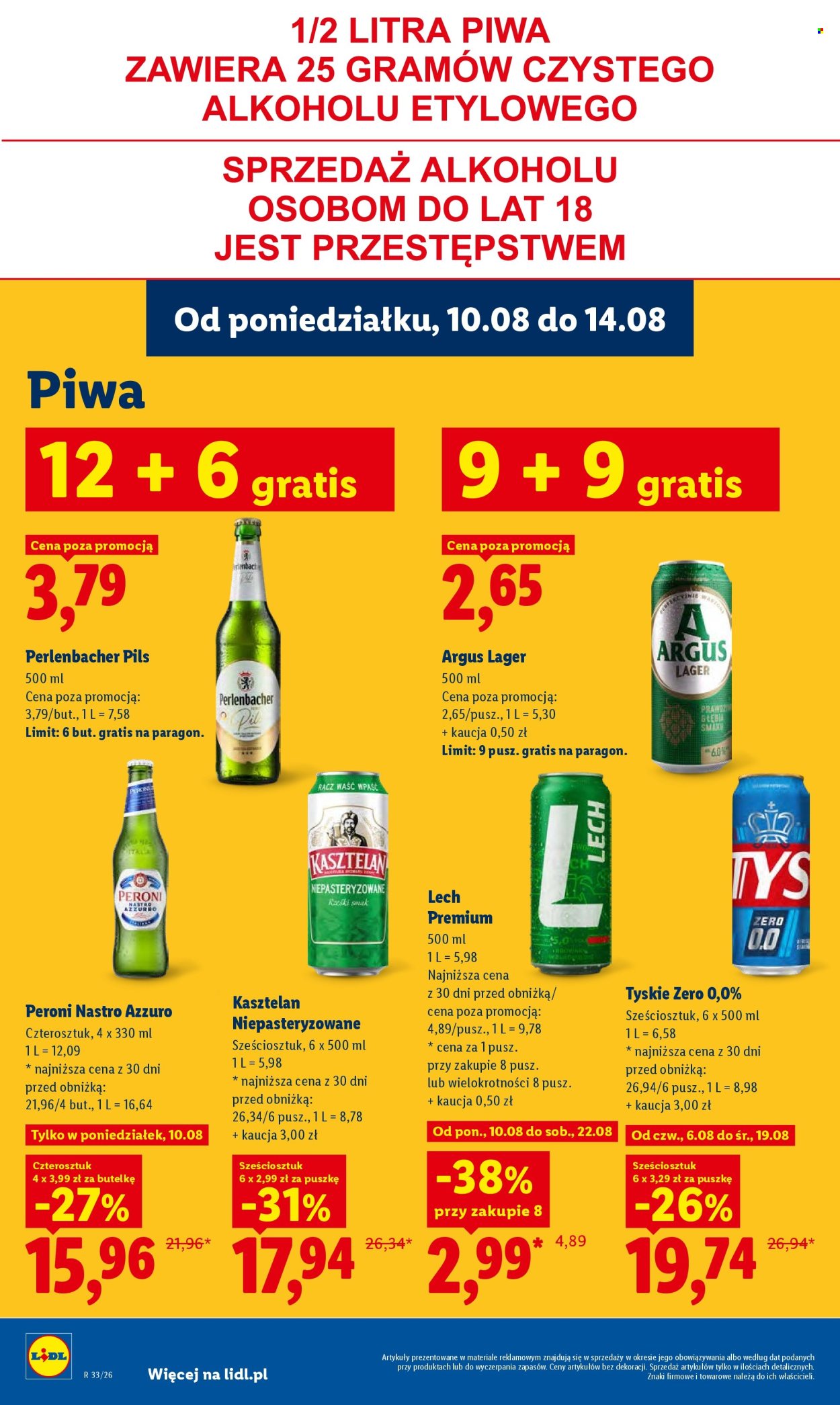 Leták Lidl - 10.8.2026 - 11.8.2026. Strana 74