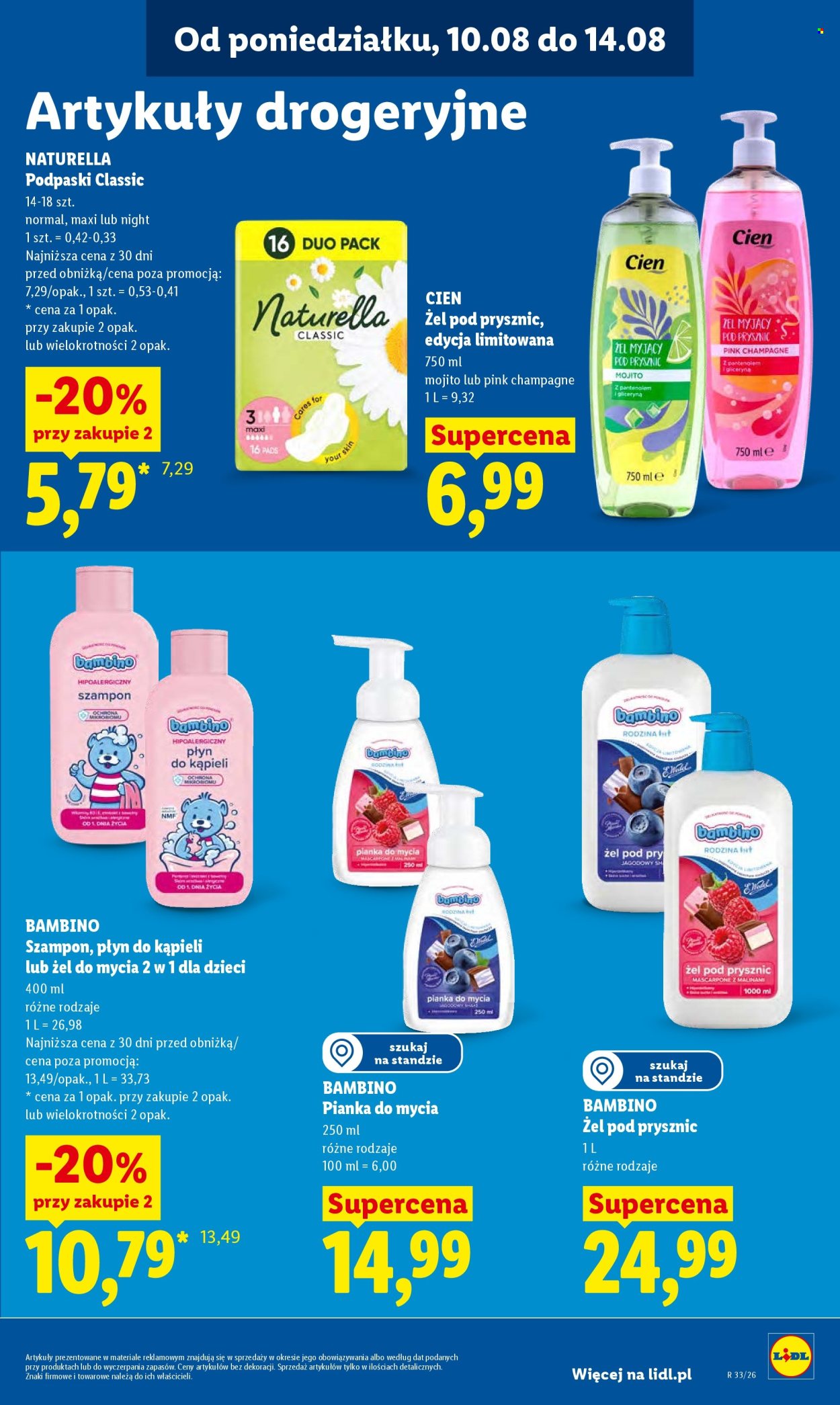Leták Lidl - 10.8.2026 - 11.8.2026. Strana 89
