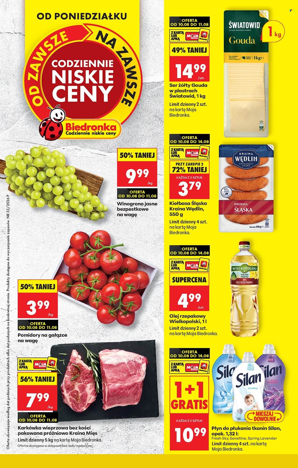 Gazetka Biedronka - 10.08.2026 - 14.08.2026. Strona 1