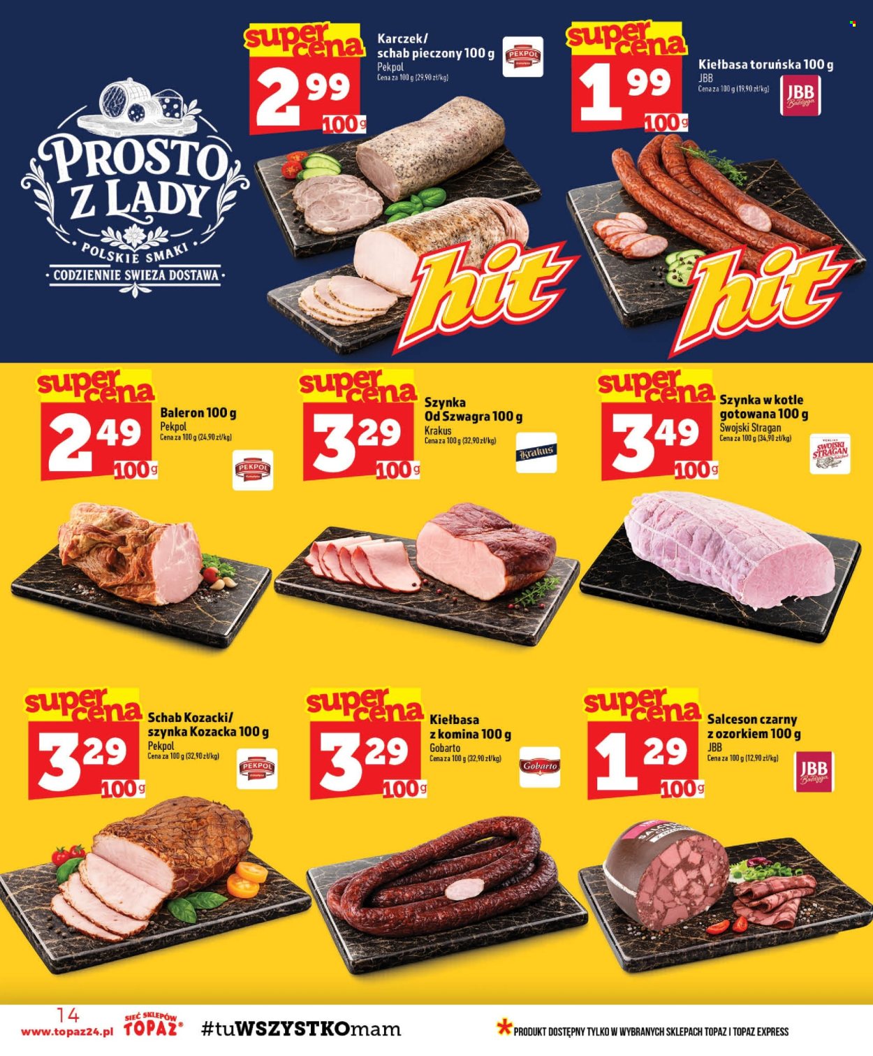 Gazetka Topaz - 13.08.2026 - 19.08.2026. Strona 14