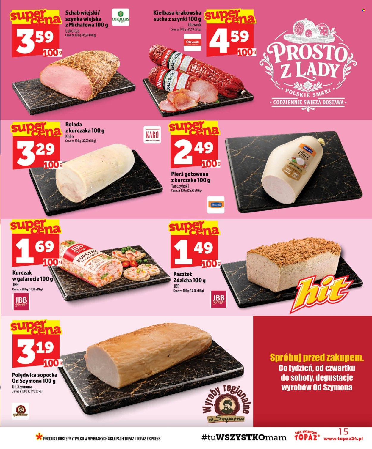Gazetka Topaz - 13.08.2026 - 19.08.2026. Strona 15