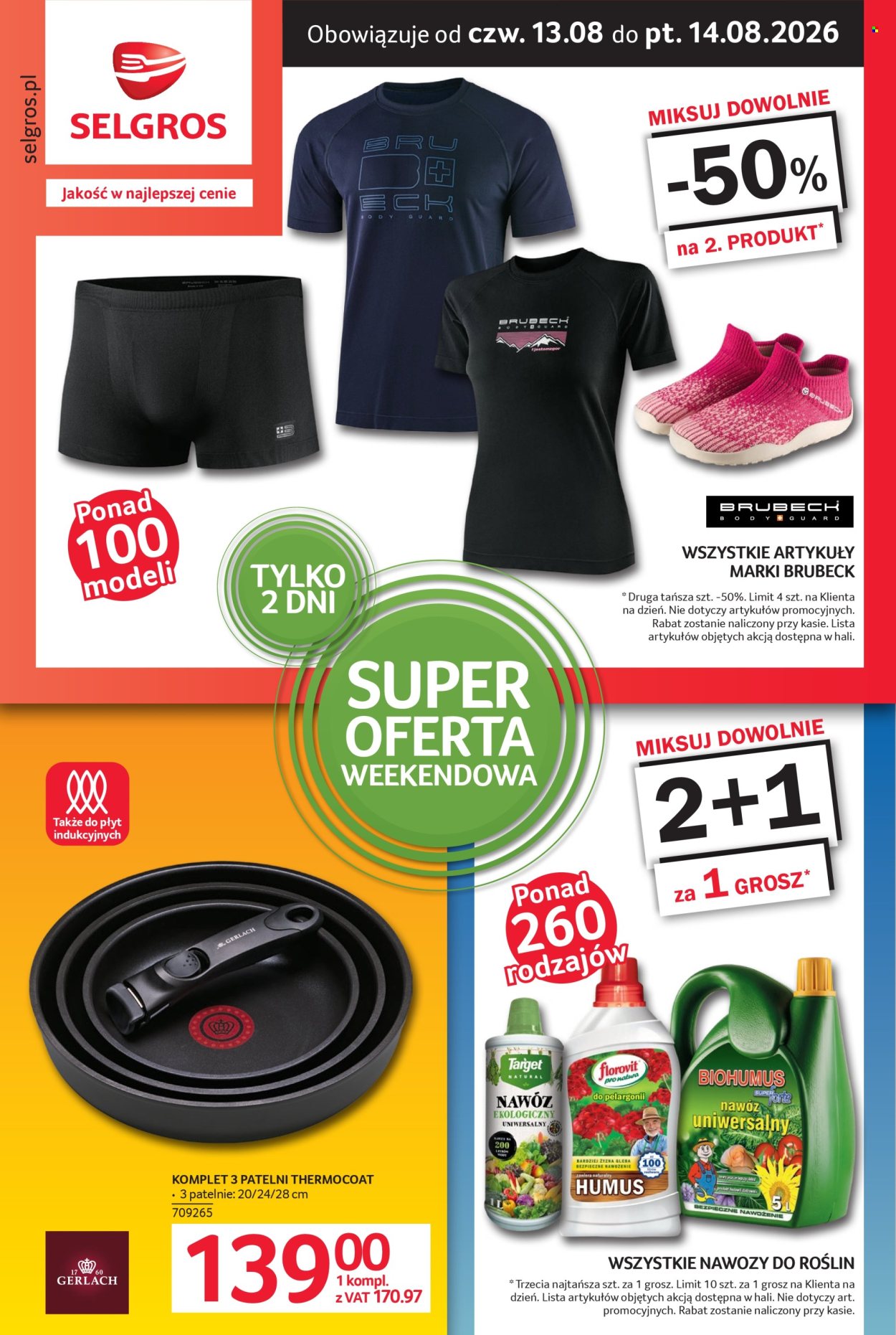 Gazetka Selgros - 13.08.2026 - 14.08.2026. Strona 1