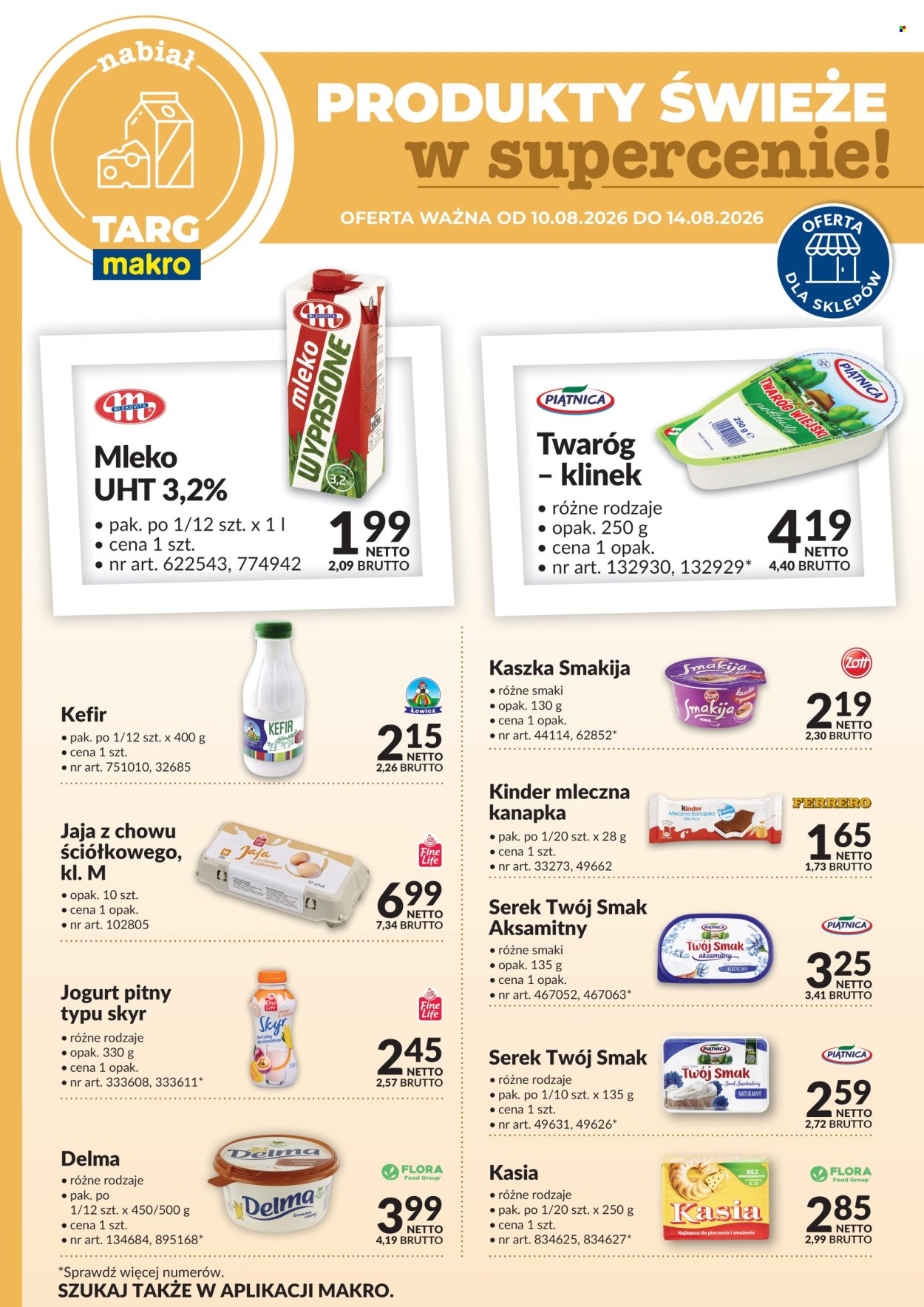 Gazetka Makro - 10.08.2026 - 14.08.2026. Strona 1