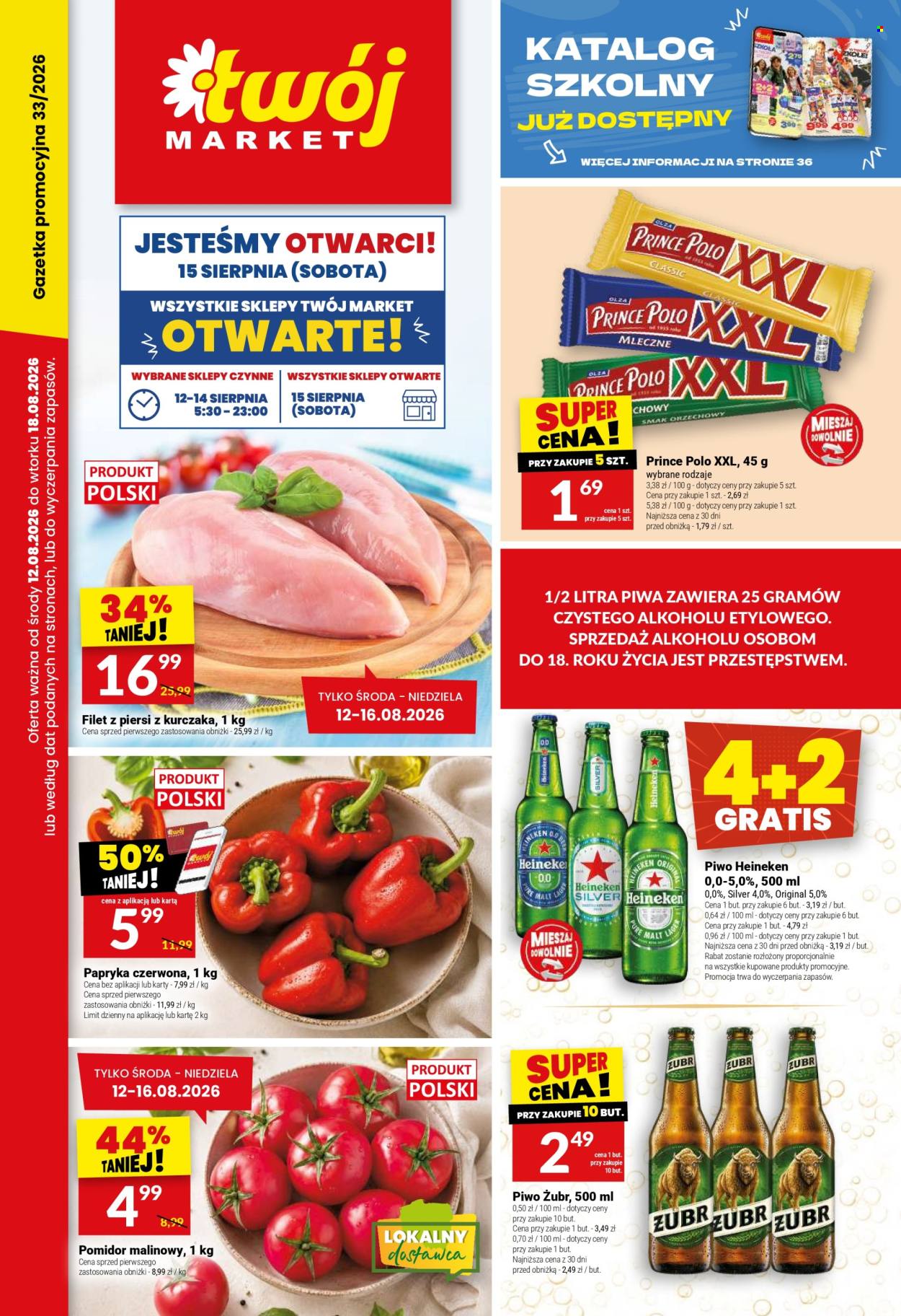 Gazetka Twój Market - 12.08.2026 - 18.08.2026. Strona 1