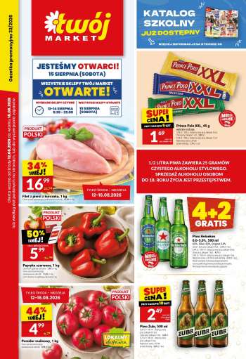Gazetka Twój Market - 12.08.2026 - 18.08.2026.