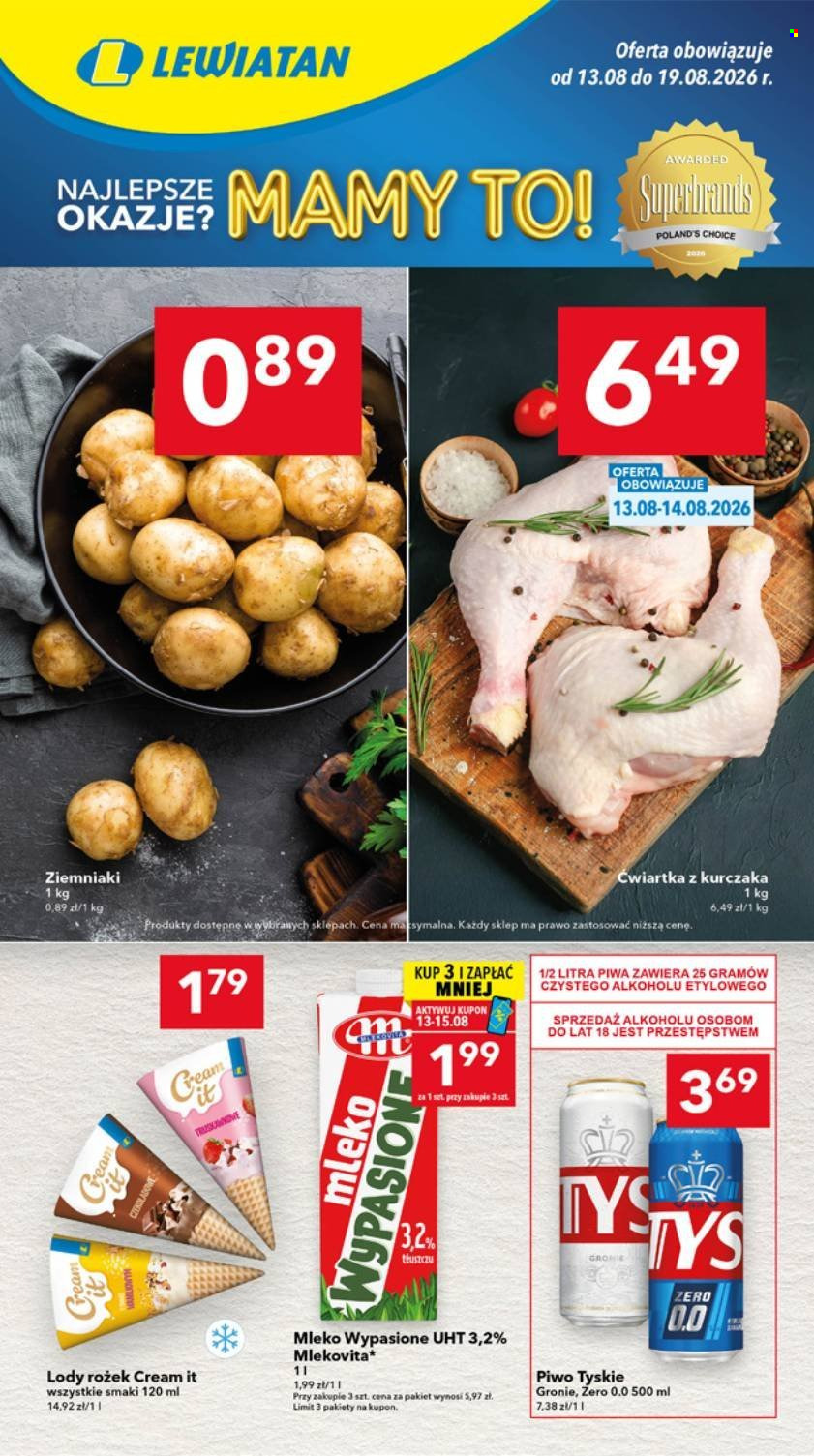 Gazetka Lewiatan - 13.08.2026 - 19.08.2026. Strona 1