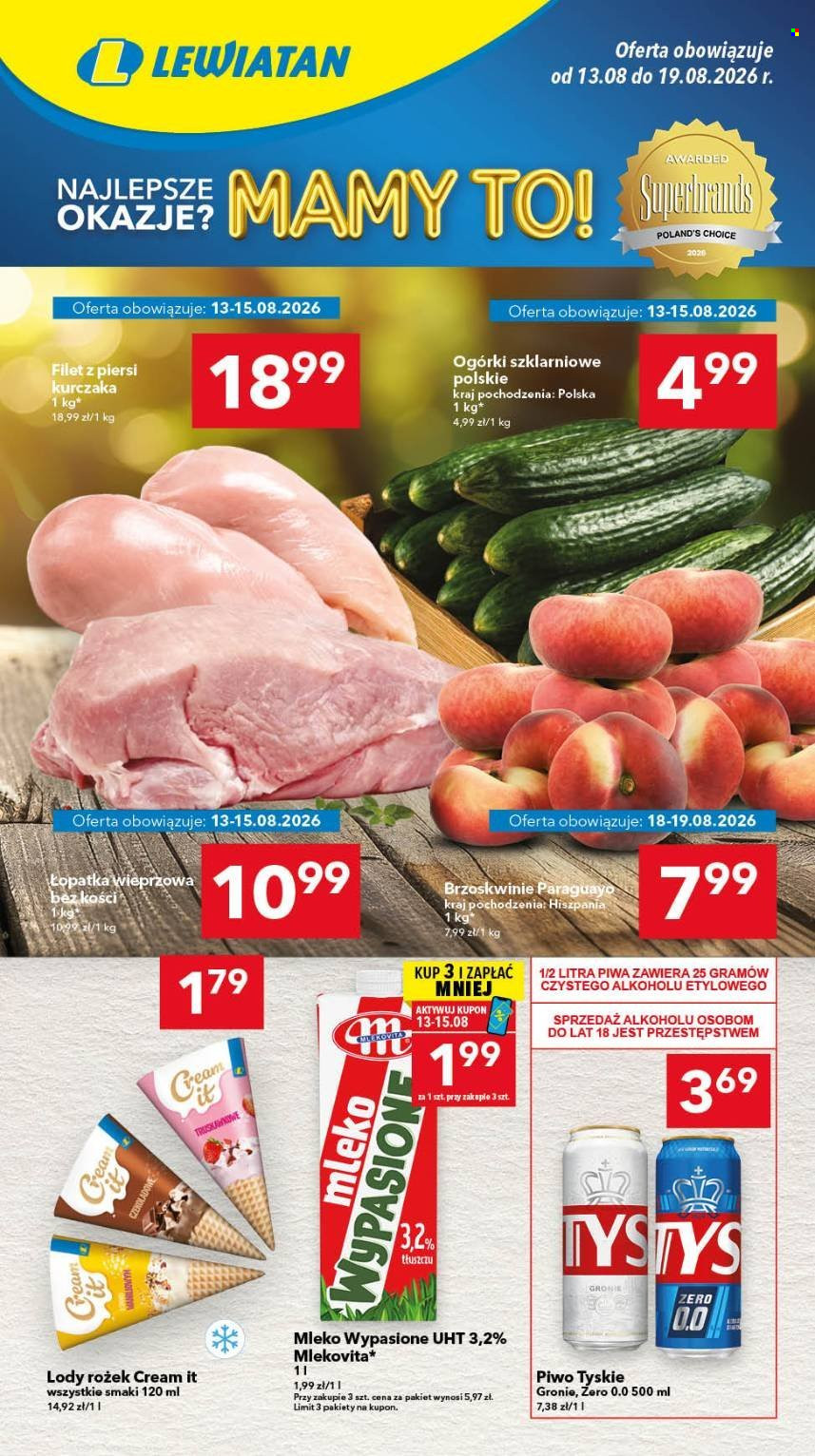 Gazetka Lewiatan - 13.08.2026 - 19.08.2026. Strona 1
