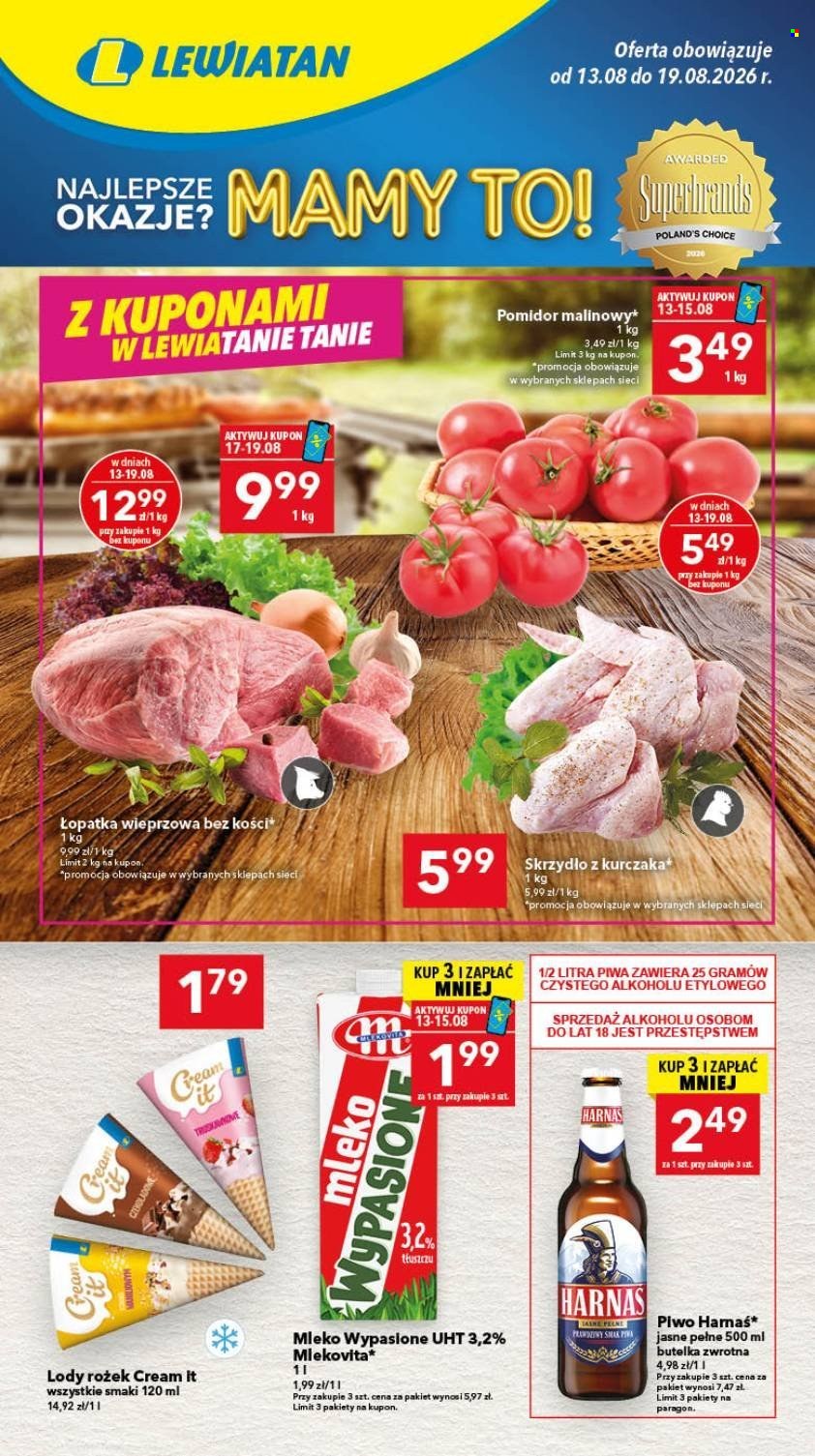 Gazetka Lewiatan - 13.08.2026 - 19.08.2026. Strona 1