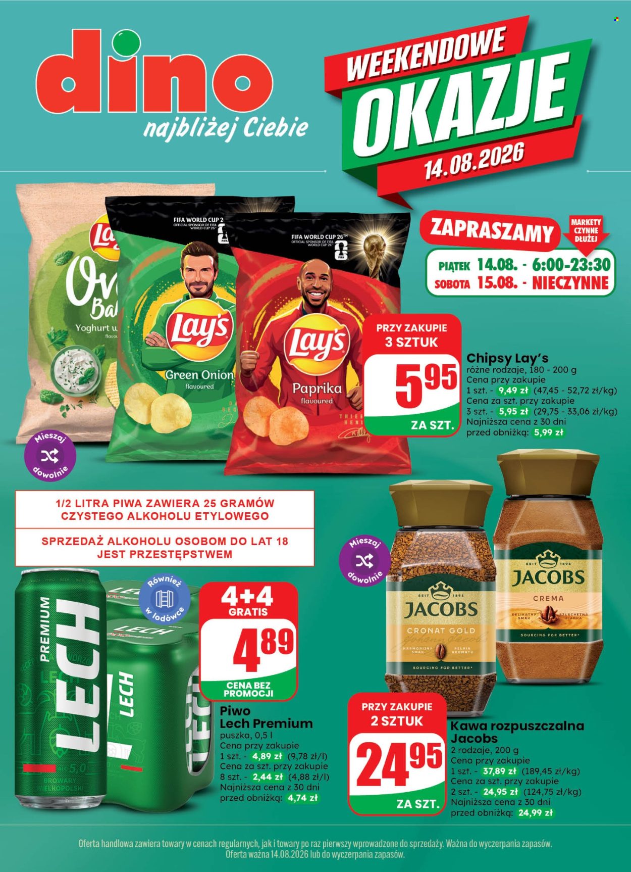 Gazetka Dino - 14.08.2026 - 14.08.2026. Strona 1