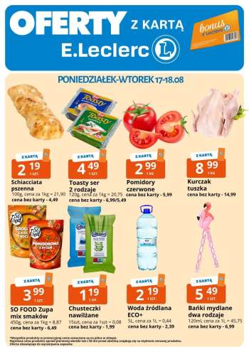Gazetka E.Leclerc - 14.08.2026 - 22.08.2026.
