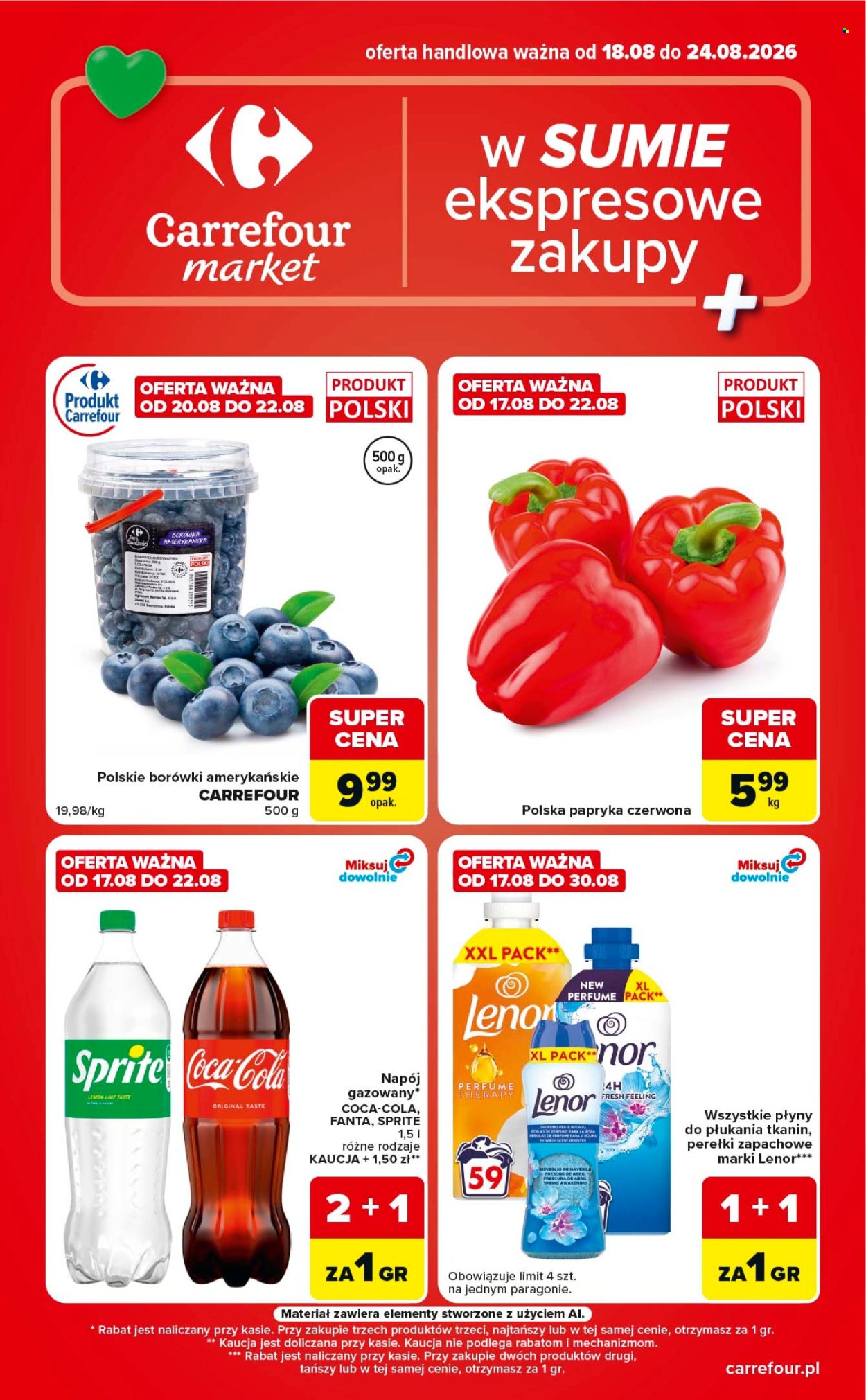 Gazetka Carrefour Market - 18.08.2026 - 24.08.2026. Strona 1