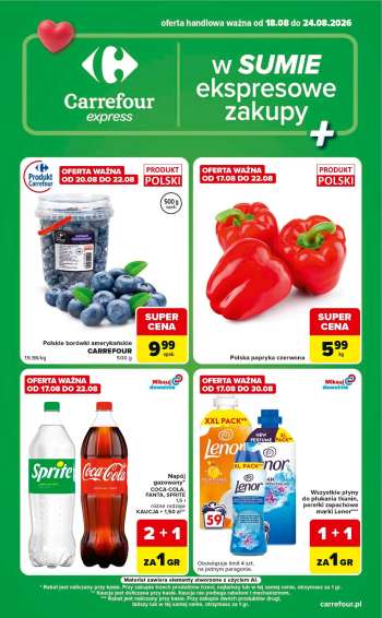 Gazetka Carrefour Express - 18.08.2026 - 24.08.2026.