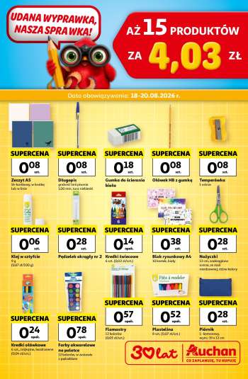 Gazetka Auchan - 18.08.2026 - 20.08.2026.