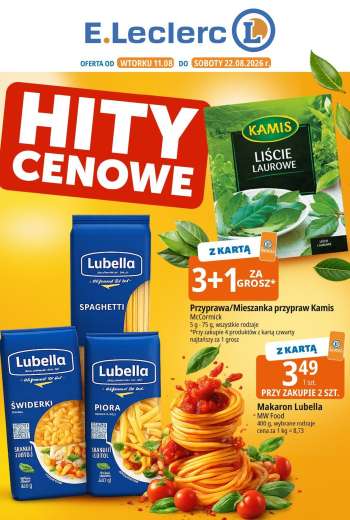 Gazetka E.Leclerc - 11.08.2026 - 22.08.2026.
