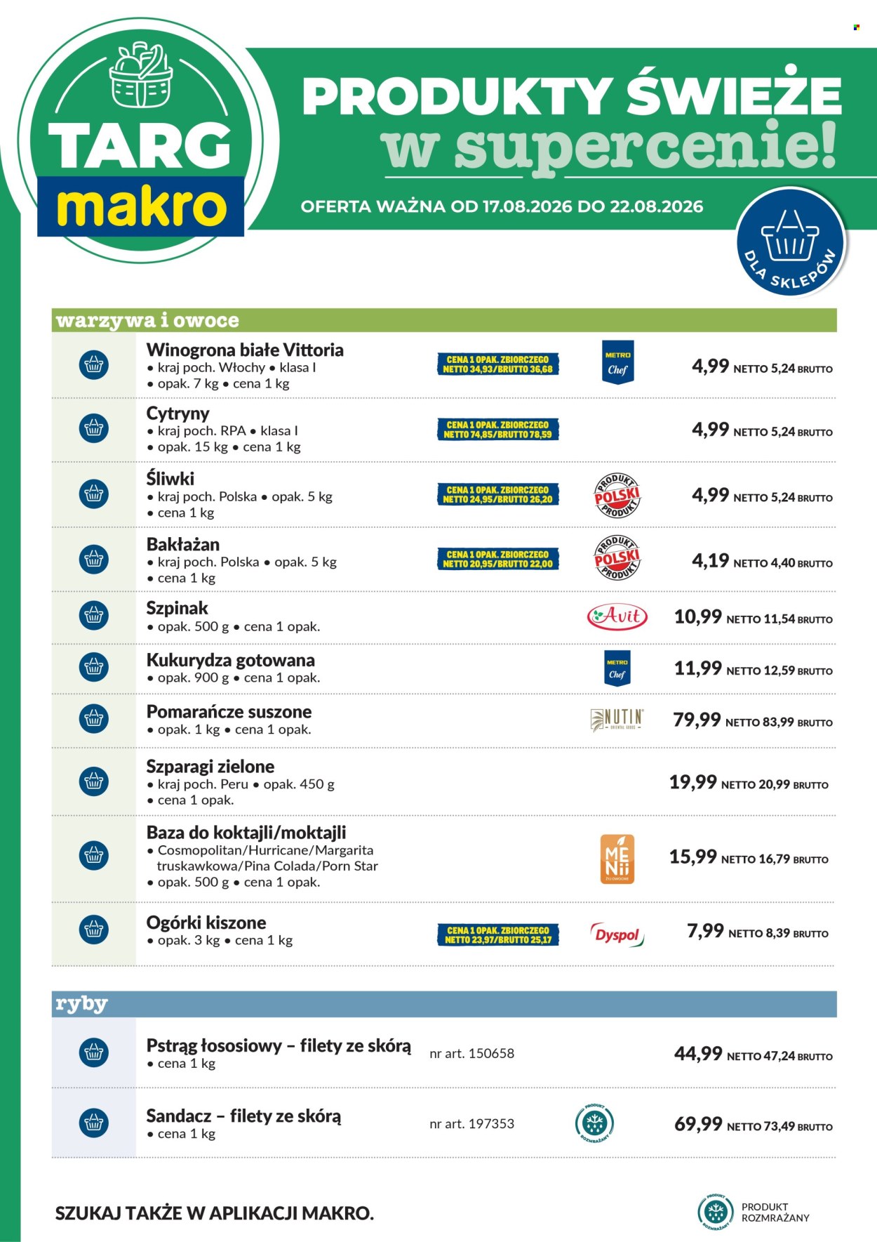 Gazetka Makro - 17.08.2026 - 22.08.2026. Strona 6