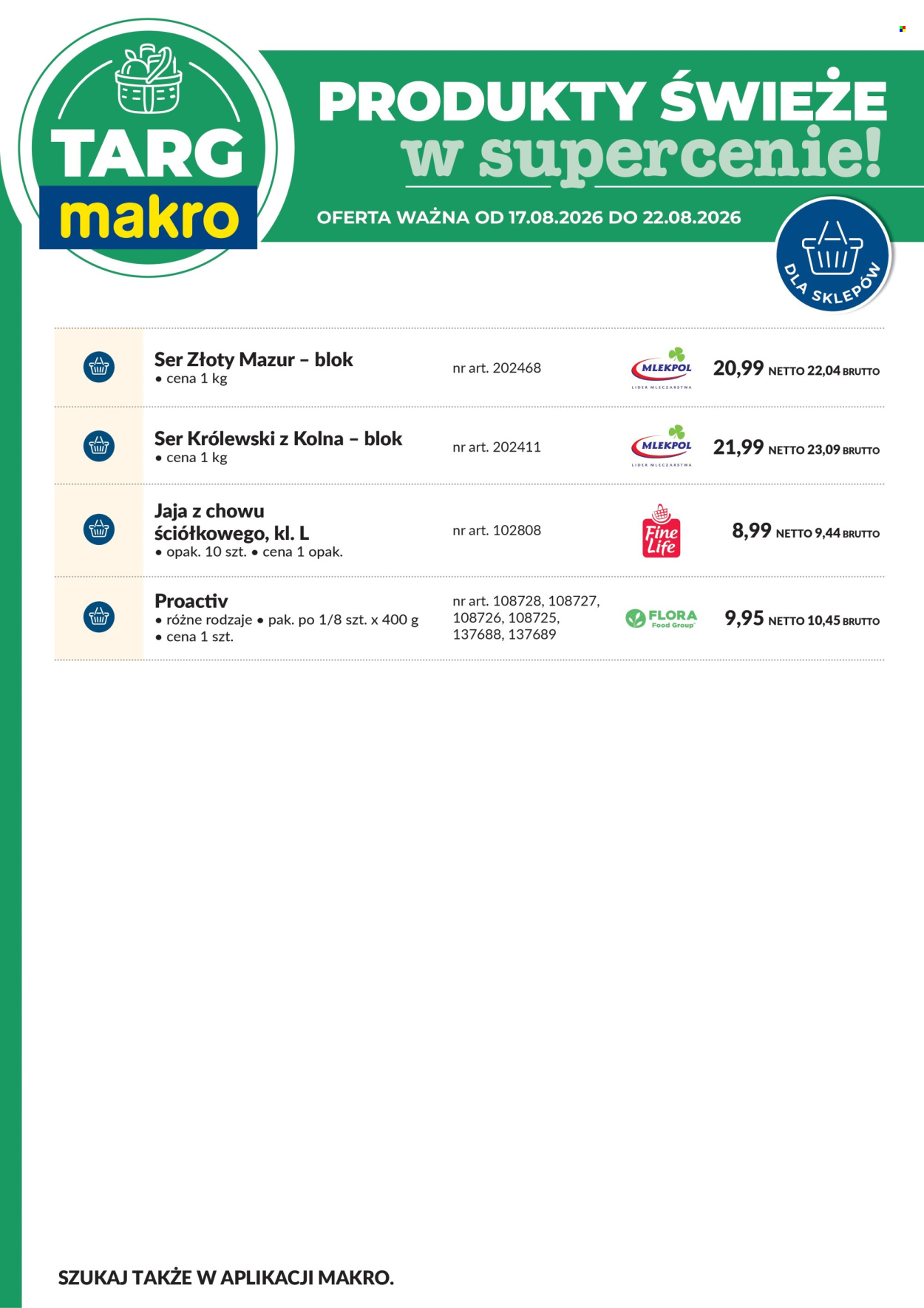 Gazetka Makro - 17.08.2026 - 22.08.2026. Strona 8