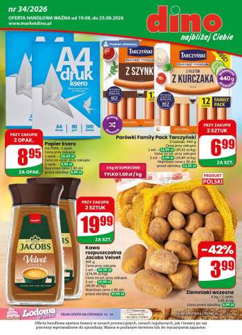 Gazetka Dino - 19.08.2026 - 25.08.2026.