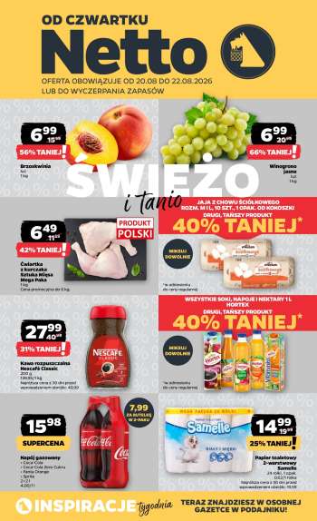 Gazetka Netto - 20.08.2026 - 22.08.2026.