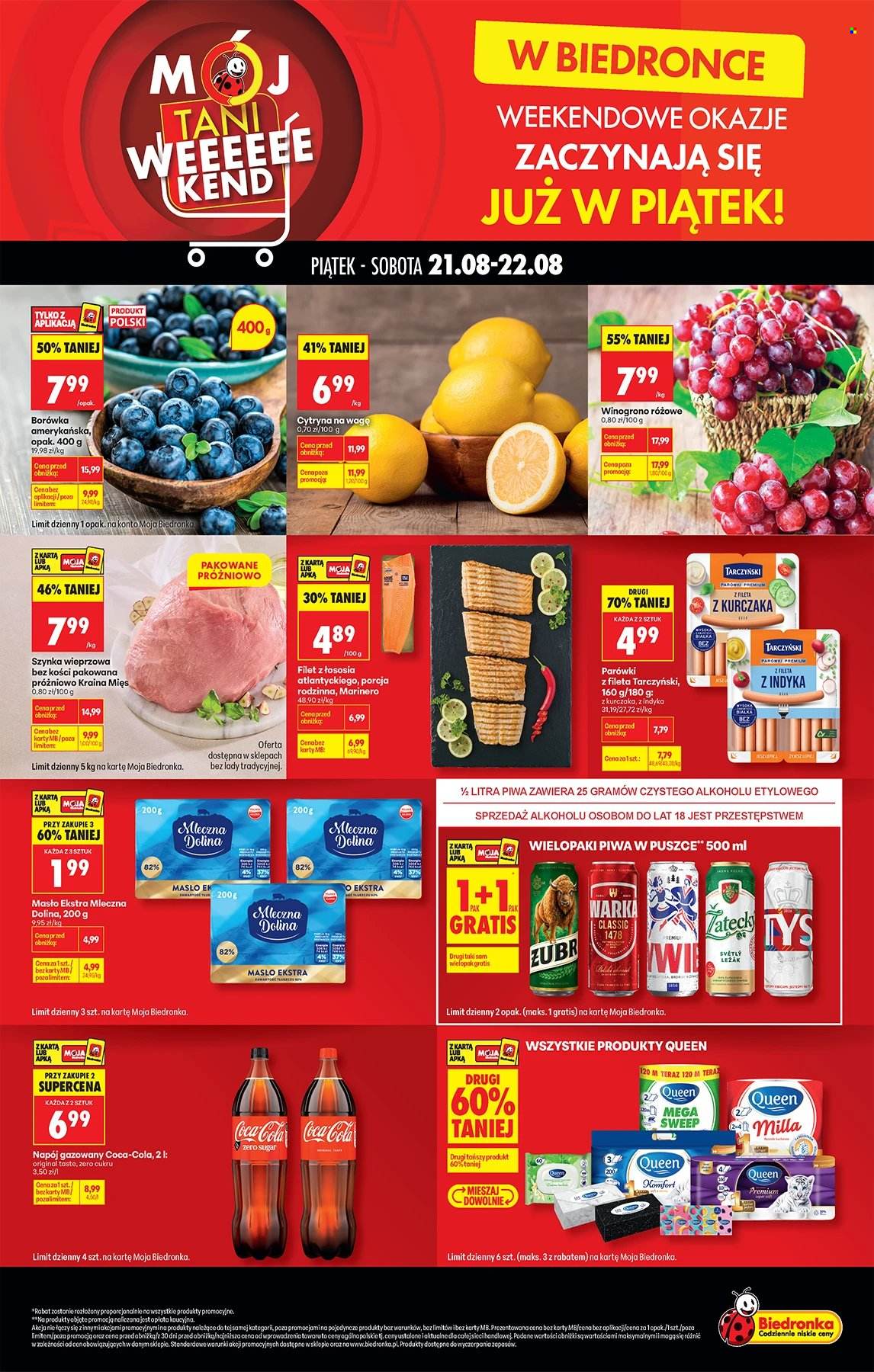Gazetka Biedronka - 21.08.2026 - 22.08.2026. Strona 1