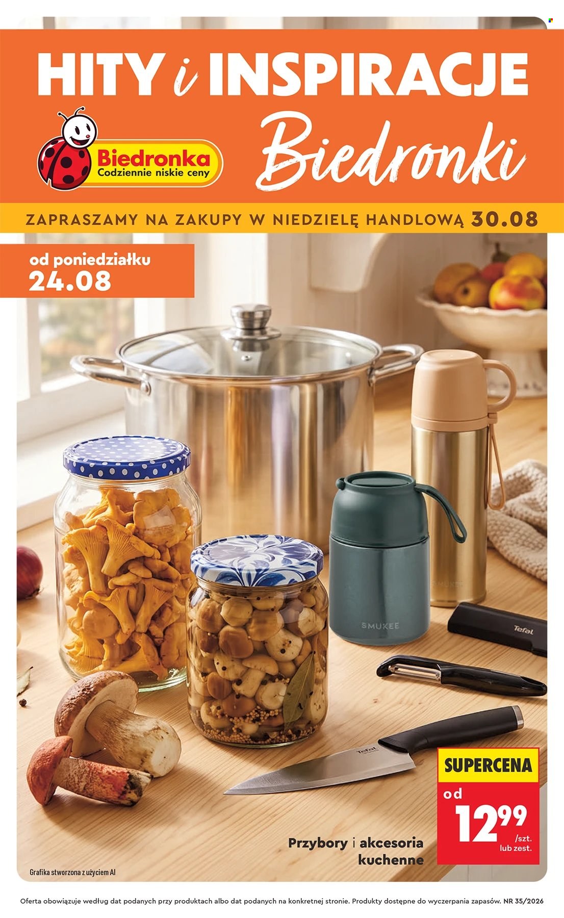 Gazetka Biedronka - 24.08.2026 - 9.09.2026. Strona 1