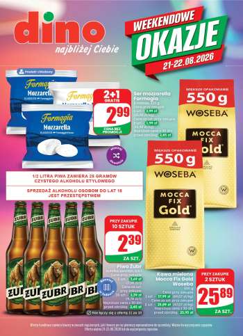 Gazetka Dino - 21.08.2026 - 22.08.2026.