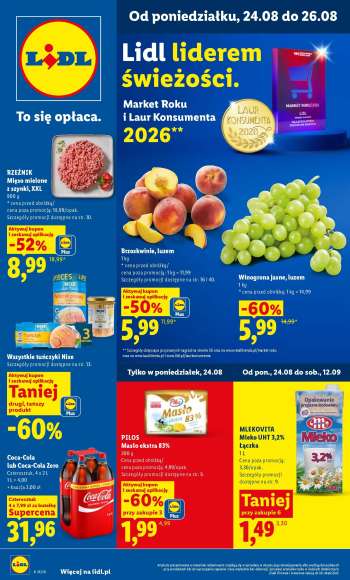 Gazetka Lidl - 24.08.2026 - 26.08.2026.