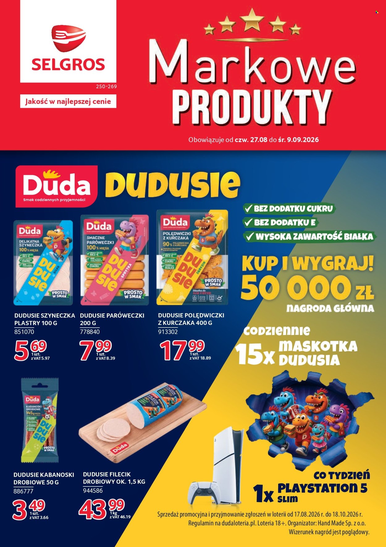 Gazetka Selgros - 27.08.2026 - 9.09.2026. Strona 1