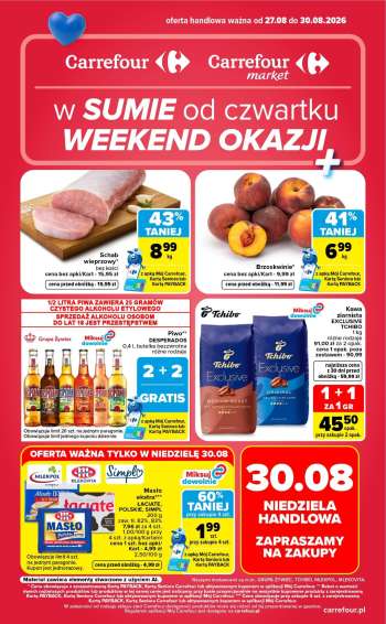 Gazetka Carrefour - 27.08.2026 - 30.08.2026.