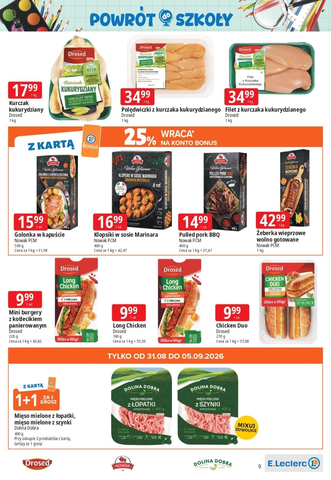 Gazetka E.Leclerc - 31.08.2026 - 12.09.2026. Strona 9