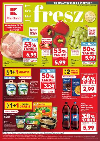 Gazetka Kaufland - 27.08.2026 - 2.09.2026.