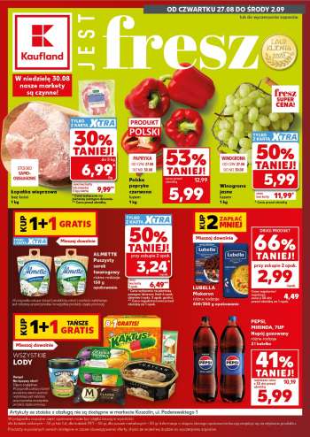 Gazetka Kaufland - 27.08.2026 - 2.09.2026.
