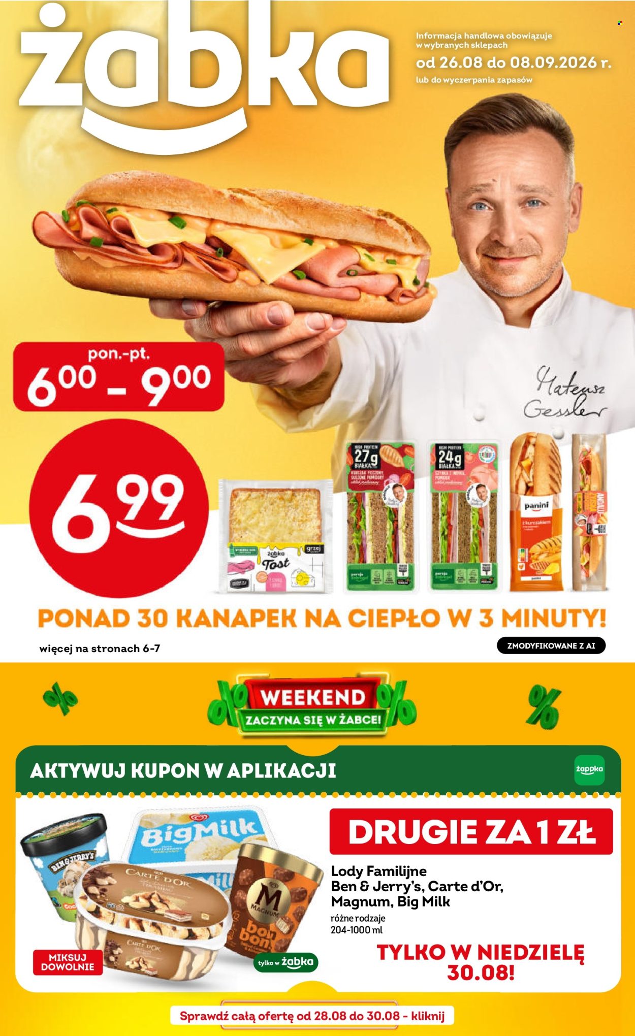 Gazetka Żabka - 26.08.2026 - 8.09.2026. Strona 1