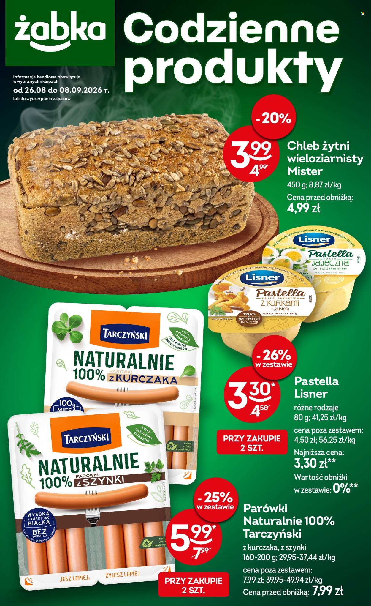 Gazetka Żabka - 26.08.2026 - 8.09.2026. Strona 1