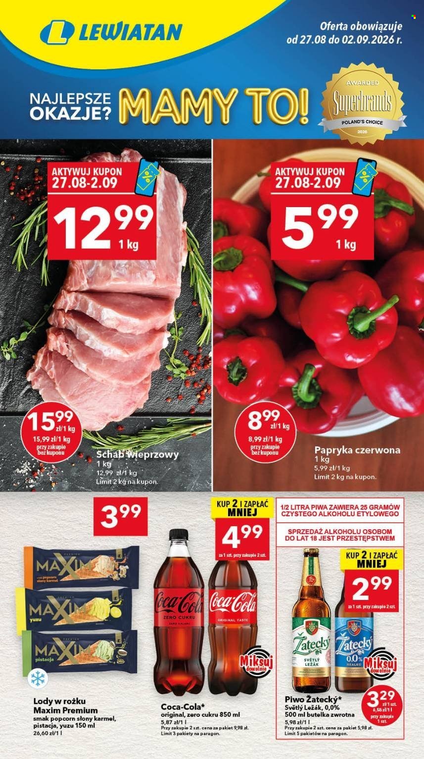 Gazetka Lewiatan - 27.08.2026 - 2.09.2026. Strona 1